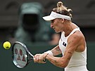 Markéta Vondrouová ve finále Wimbledonu