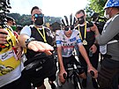 Tadej Pogaar po konci trnácté etapy Tour de France