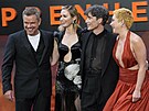 Matt Damon, Emily Bluntová, Cillian Murphy a Florence Pughová na londýnské...