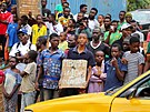 Kamerunci ekají na píjezd fotbalové hvzdy Kyliana Mbappého.