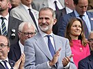 panlský král Felipe VI. na finále muské dvouhry ve Wimbledonu (Londýn, 16....
