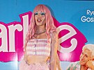 Vanda Janda na predpremiée filmu Barbie (Praha, 18. ervence 2023)