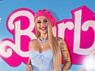Sharlota na predpremiée filmu Barbie (Praha, 18. ervence 2023)