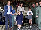 Princ William, princ George, princ Louis, princezna Kate a princezna Charlotte...