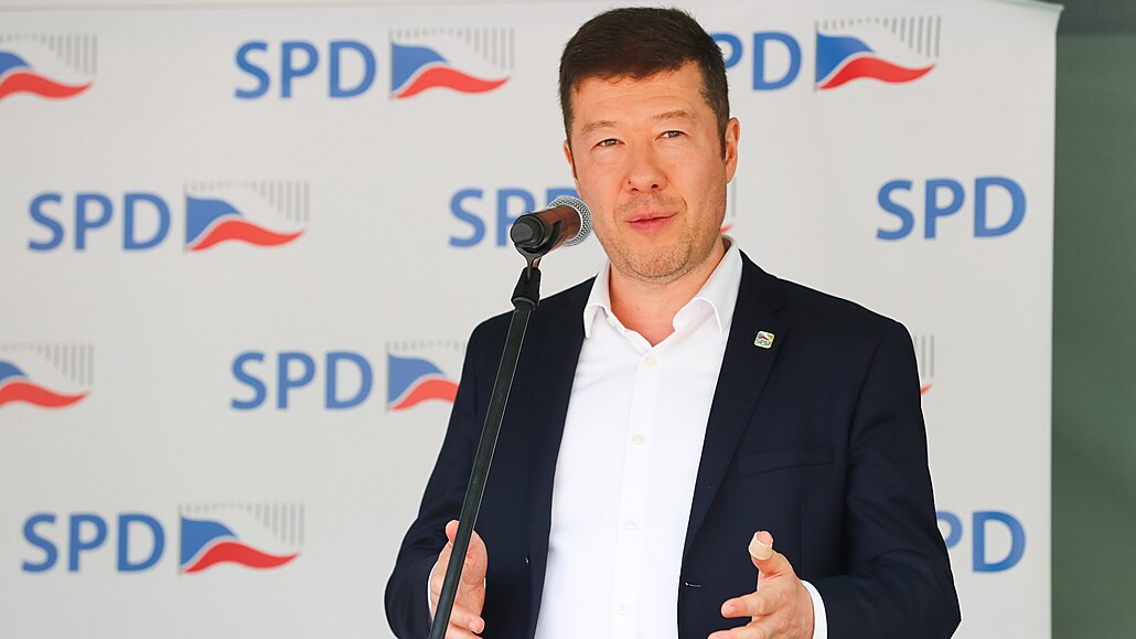 P�edseda SPD Tomio Okamura