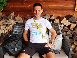 Roman Kreuziger coby sportovní �editel týmu Bahrain Victorious b�hem volného...