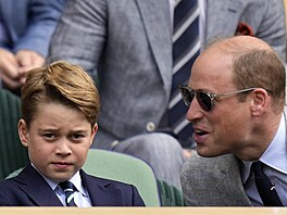 Princ George a princ William (Londýn, 16. ervence 2023)