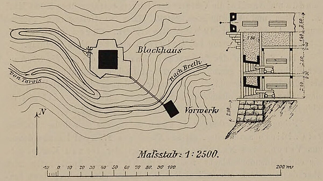 Festung Predel, pvodn pevnost z roku 1809