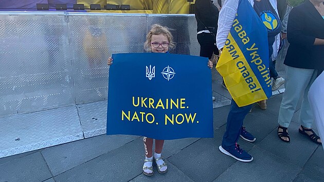 Ulice Vilniusu v Litvě, kde v současné době probíhá summit NATO (11. července 2023)
