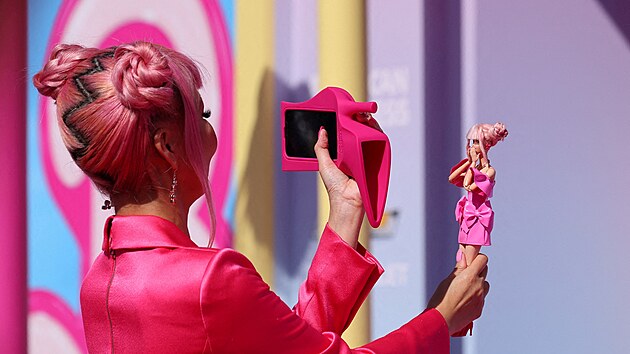 Historicky prvn hran snmek o panence Barbie ml svtovou premiru v americkm Los Angeles. (10. ervence 2023)
