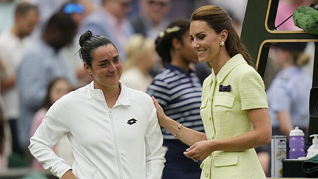 Princezna Kate s Uns Dbirovou, poraenou finalistkou Wimbledonu