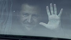 Ukrajinský prezident Volodymyr Zelenskyj odjídí z alianního summitu ve...