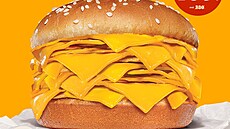 Burger King v Thajsku láká na cheesburgery s 20 plátky sýra.