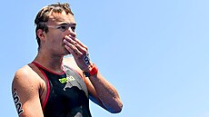 �eský dálkový plavec Martin Straka na mistrovství sv�ta v plaveckých sportech v...