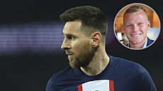 Lionel Messi v dresu Paris St. Germain b�hem prohraného ligového zápasu s...