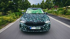 Maskovaný prototyp �kody Superb �tvrté generace