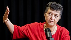 Bývalá ministryn� bez portfeje pro lidská práva D�amila Stehlíková byla hostem...
