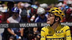 Jonas Vingegaard si uívá slunné poasí na startu desáté etapy Tour