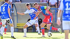 Momentka z p�ípravného utkání Plzn� proti Táborsku.