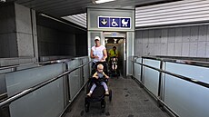 Praský dopravní podnik (DPP) zprovoznil výtah ve stanici metra C Nádraí...