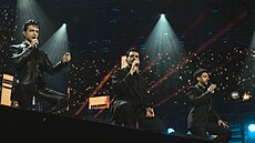 (zleva) Gianluca Ginoble, Ignazio Boschetto a Piero Barone na koncert� jako Il...