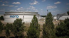 Centrální tankovi�t� ropy v Nelahozevsi. (18. �ervence 2023)