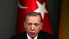 Turecký prezident Recep Tayyip Erdogan  (8. ervence 2023)