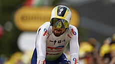 Peter Sagan z Total Energie bhem estnácté etapy Tour de France.