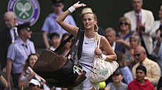 Petra Kvitová se loučí s londýnským Wimbledonem po prohraném osmifinále.