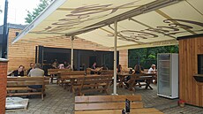 Restaurace u Letního kina irák v Hradci Králové.