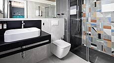 Pohodlné jsou i koupelny, opt navrené s drazem na design i praktinost.