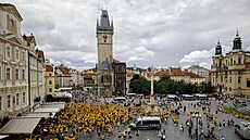 Fanouci Dynama Dráany na Staromstském námstí