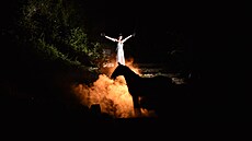 Záb�r z open-air a site specific p�edstavení Extáze, který k barrandovskému...