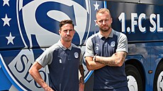 Milan Petrela a Michal Kadlec, fotbaloví mazáci ze Slovácka.