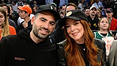 Bader Shammas a Lindsay Lohanová (New York, 5. listopadu 2022)