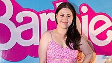 Eli�ka Mrázová alias Elis Mraz na predpremié�e filmu Barbie (Praha, 18....