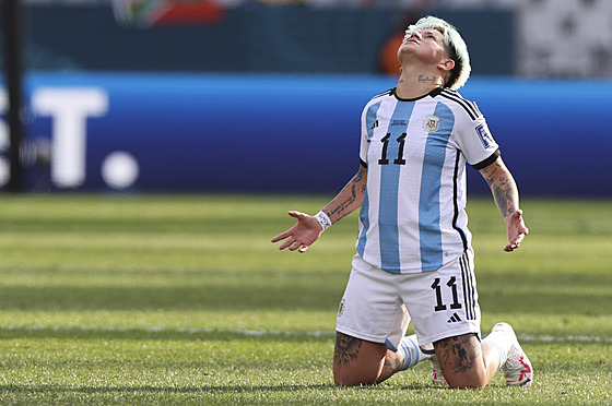 Argentinská fotbalistka Yamila Rodriguezová je zklamaná.