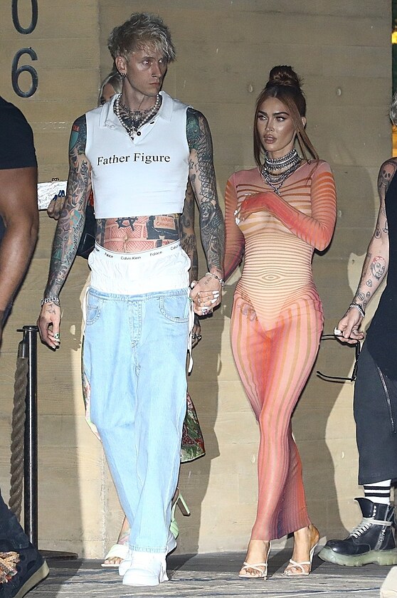 Machine Gun Kelly a Megan Foxová (Malibu, 25. července 2023)