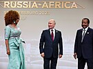 Vladimir Putin a afrití státníci na rusko-africkém summitu v Petrohrad (27....
