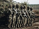 Nmetí vojáci se úastní cviení v Dolním Sasku (17. íjna 2022)