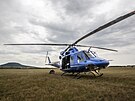 Dynamická ukázka vrtulníku Black Hawk a hasiské záchranné techniky vyuívané...