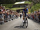 Francouzský cyklista Thibaut Pinot, který se louí s kariérou, na startu 20....