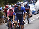 Francouzský cyklista Thibaut Pinot (FDJ) jede v úniku dvacáté etapy Tour de...