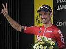 Belgický cyklista Victor Campenaerts (Lotto Dstny) byl za svou práci v 19....