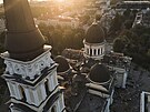 Katedrála v ukrajinské Odse po ruském útoku (23. ervence 2023)