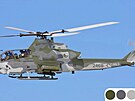 Uk�zka kamufl�e vrtuln�ku AH-1Z Viper. Ta je z pera akademick�ho mal��e Pavla...