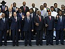 Ruský prezident Vladimir Putin uprosted afrických státník na prvním...