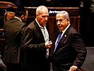 Izraelský premiér Benjamin Netanjahu (vpravo, 24. ervence 2023)