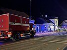 Na Kolínsku havarovala hasiská cisterna, jeden hasi nepeil. (19. ervence...