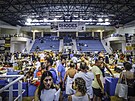 Evakuovaní turisté na ostrov Rhodos (23. ervence 2023)